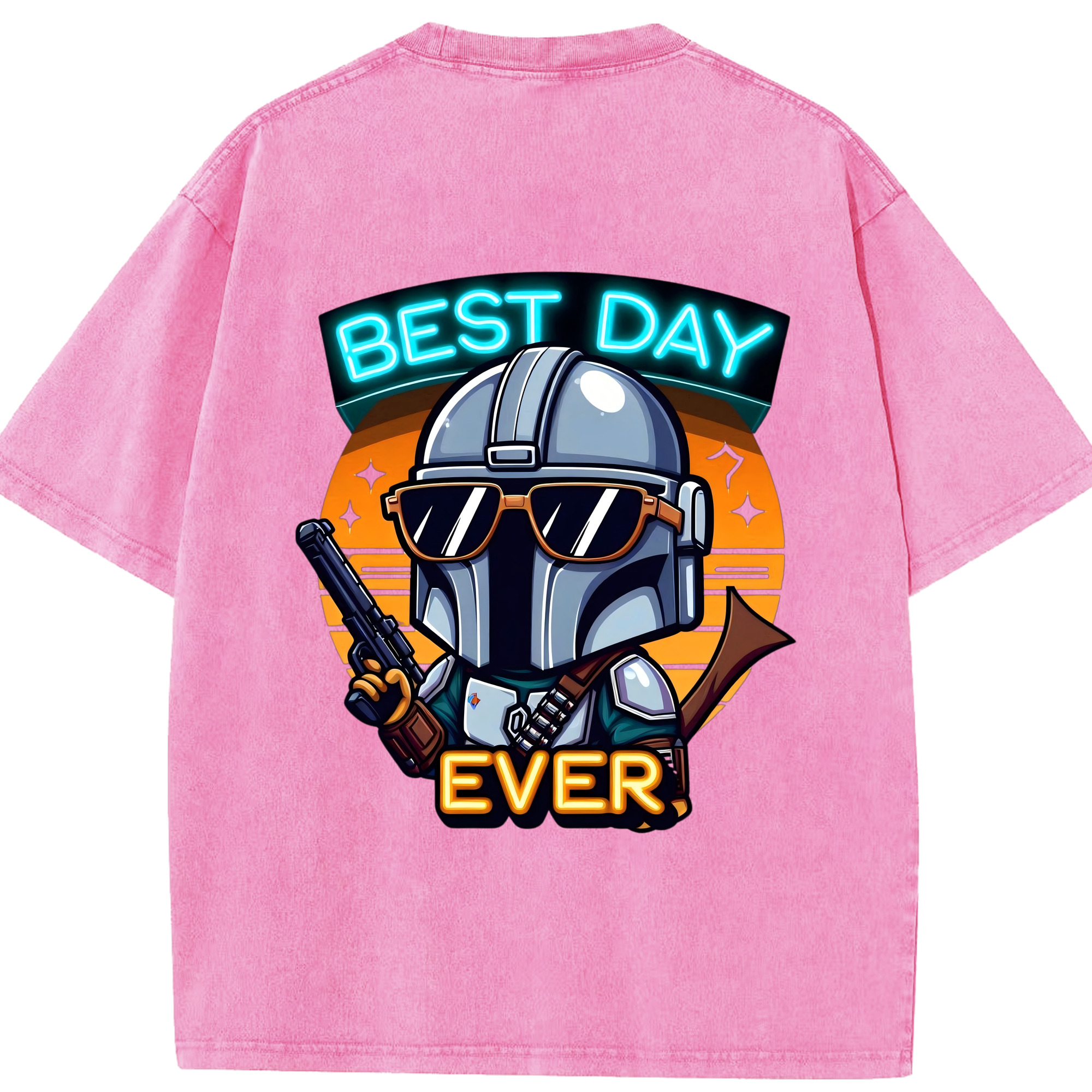 （画像用） スター・ウォーズ Star Wars 綿100% ヴィンテージ風 半袖Tシャツ（背面プリント）